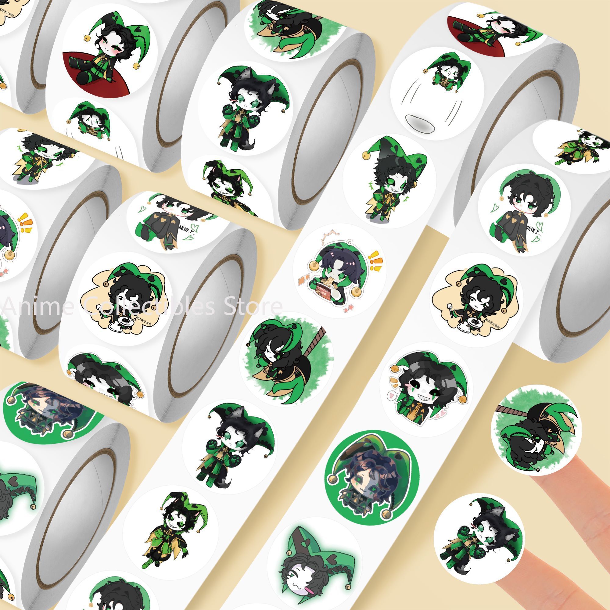 Laptop Accessories And Parts - 500Pc/Roll Anime The Freak Circus‌ Harleguin