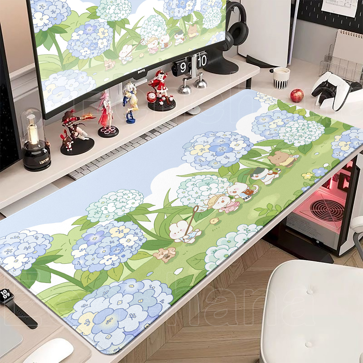 Spring Cute Rabbit Mouse Pad L - Laptop Accessories Pink reseña y precio