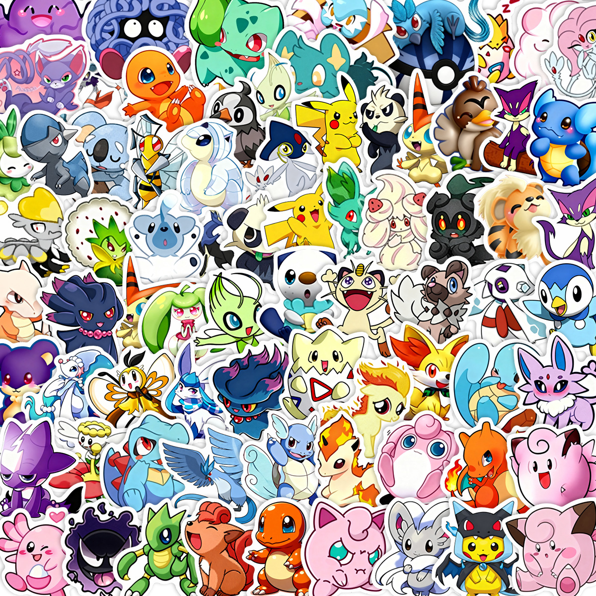 100/200pcs Pokemon Anime Stick - Laptop Accessories And Parts reseña y precio