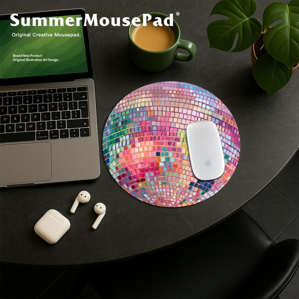 Rubber Round Pink Disco Ball M - Laptop Accessories Pink reseña y precio