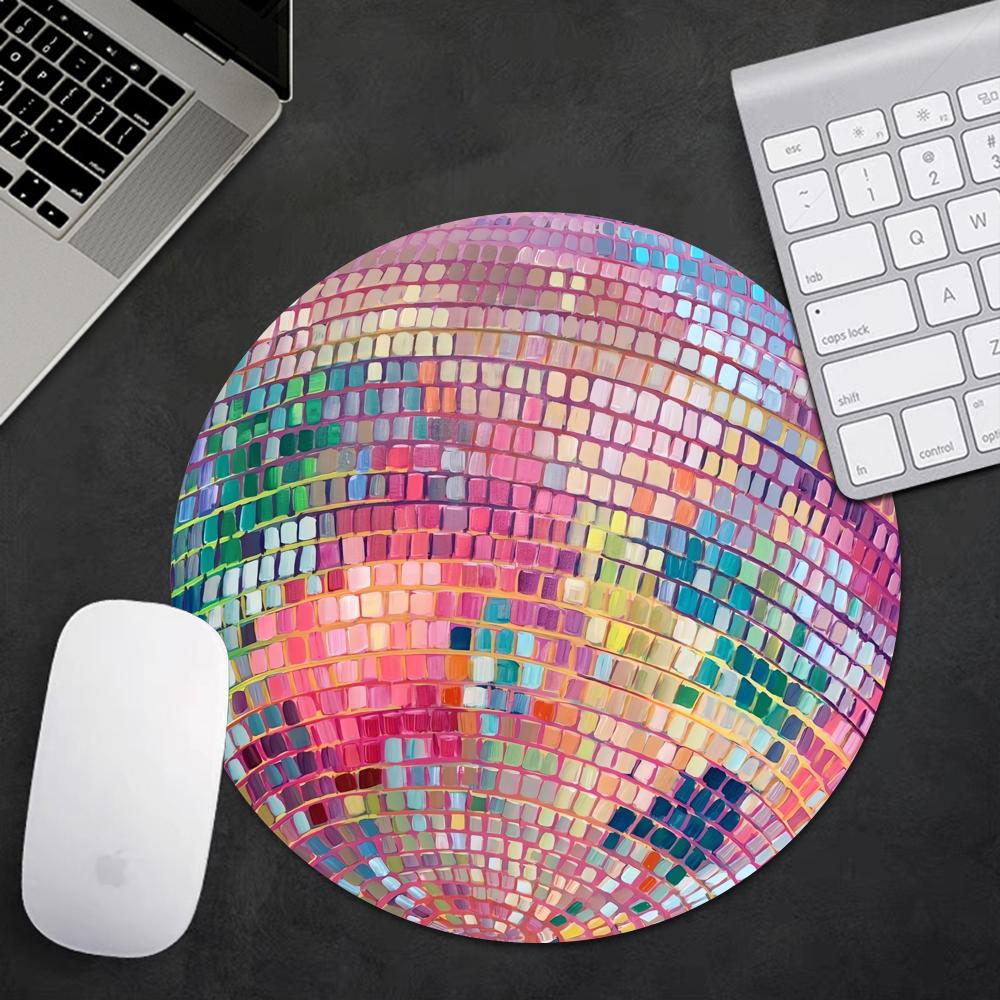 Rubber Round Pink Disco Ball M - Laptop Accessories Pink reseña y precio