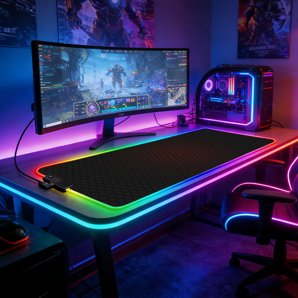 LED Lighting RGB Mouse Pad E-s - Laptop Accessories Rgb reseña y precio