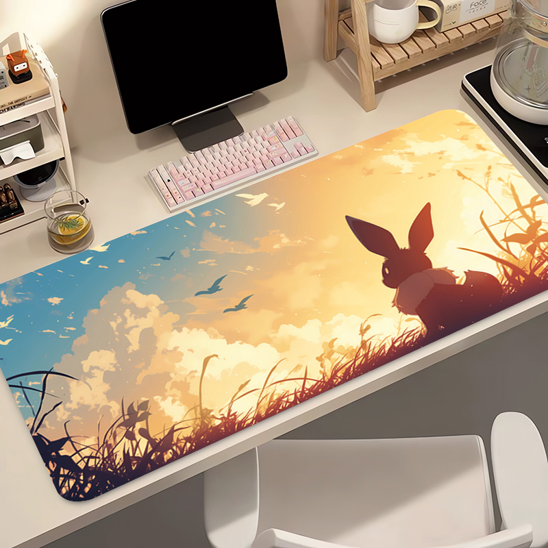Anime Mouse Pad Pokemon Eevee  - Laptop Extra Accessories reseña y precio