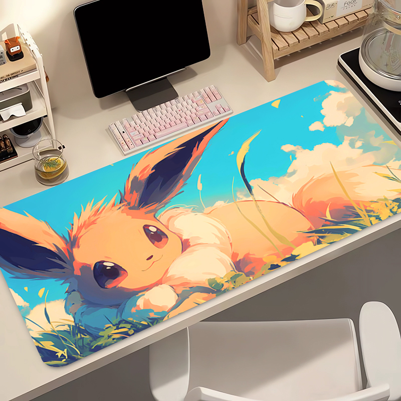 Anime Mouse Pad Pokemon Eevee  - Laptop Extra Accessories reseña y precio