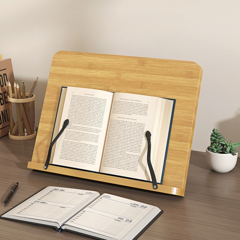 Wooden Reading Book Stand, Mul - Laptop Extra Accessories reseña y precio