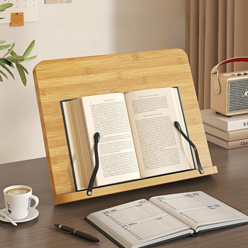 Wooden Reading Book Stand, Mul - Laptop Extra Accessories reseña y precio