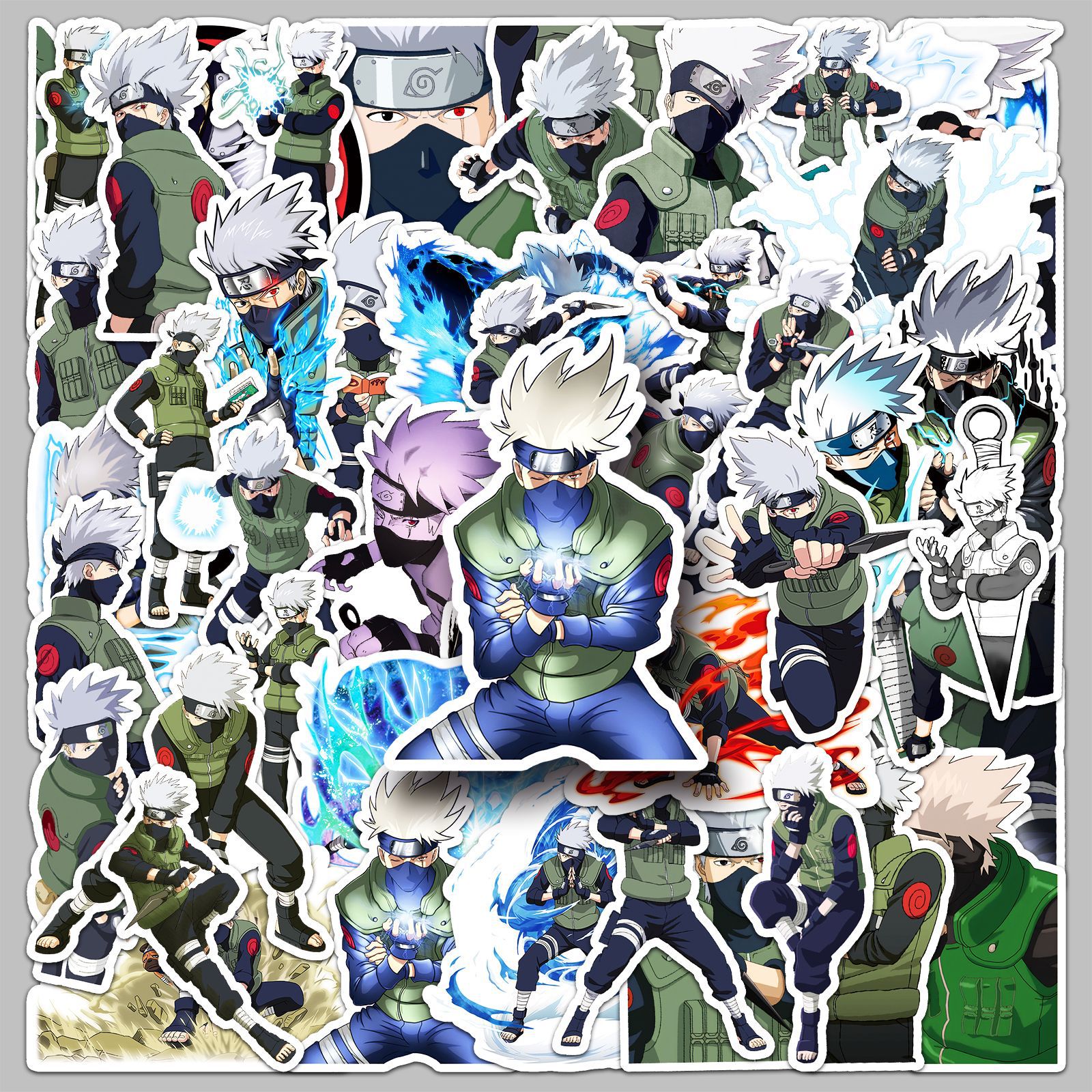 50pcs Anime Naruto Hatake Kaka - Laptop Accessories And Parts reseña y precio