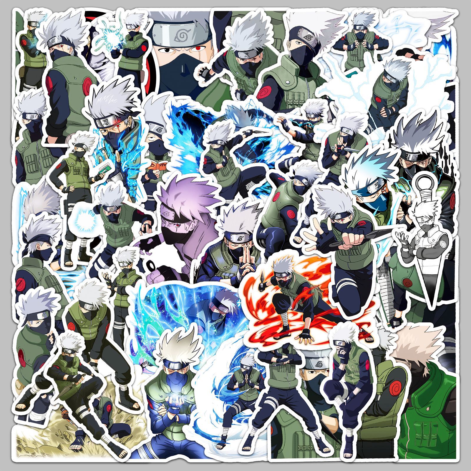 50pcs Anime Naruto Hatake Kaka - Laptop Accessories And Parts reseña y precio