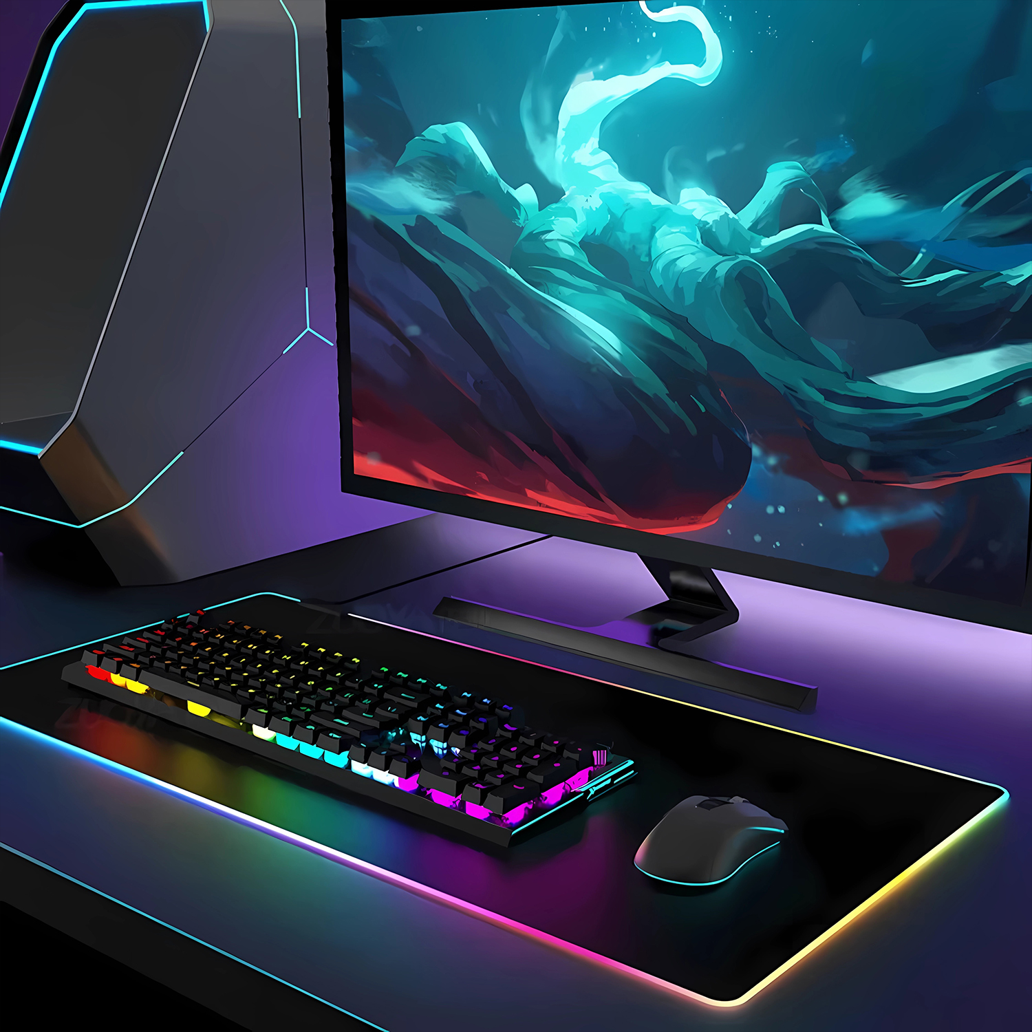RGB Anime Fate Saber MousePad  - Laptop Accessories Rgb reseña y precio