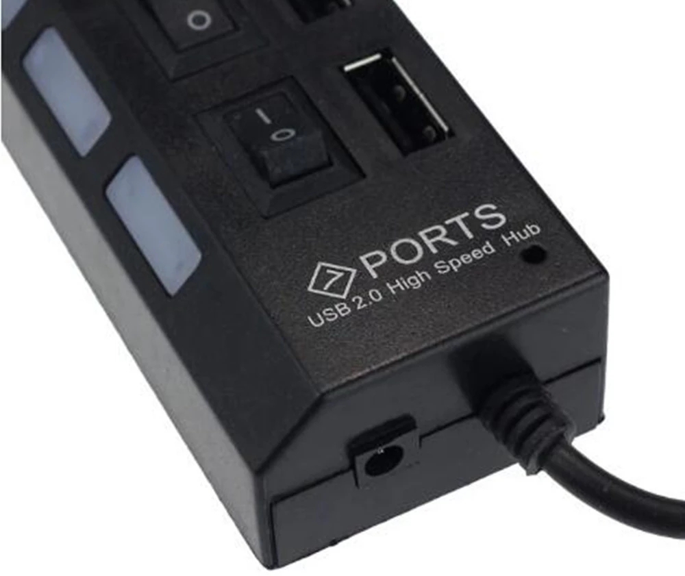7 Port USB 2.0 Hub Splitter Fo - Laptop Accessories And Parts reseña y precio