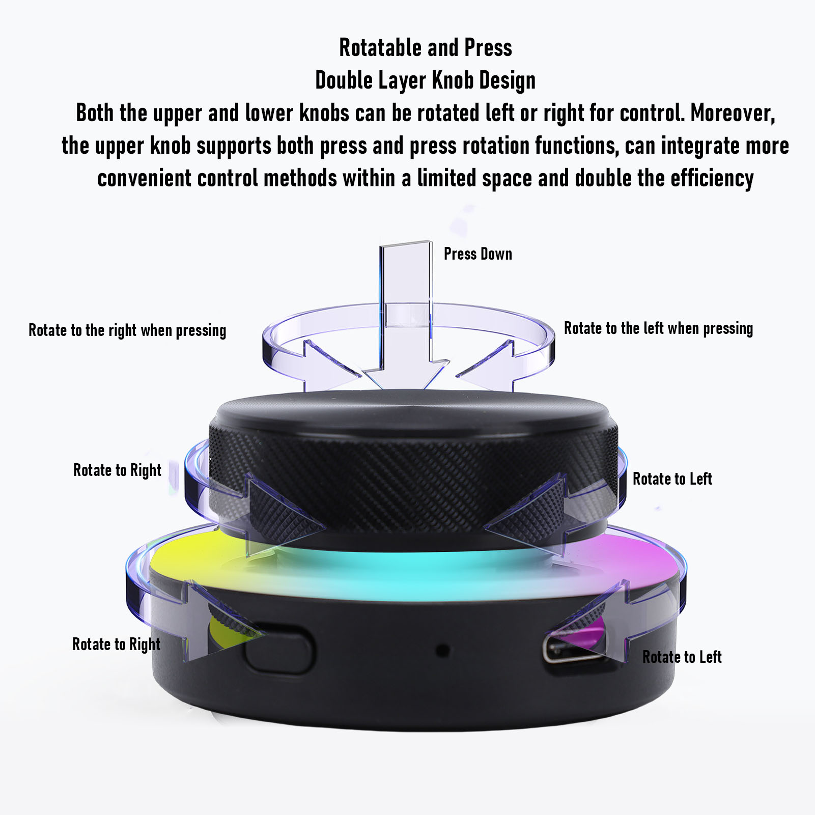 Customizable Knob Controller 2 - Laptop Accessories Rgb reseña y precio