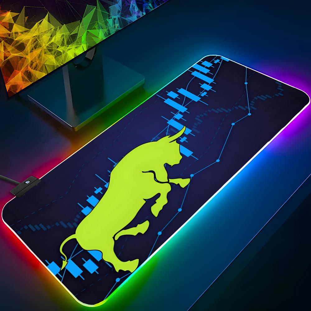 Market Bull Mouse Pad RGB Back - Laptop Accessories Rgb reseña y precio