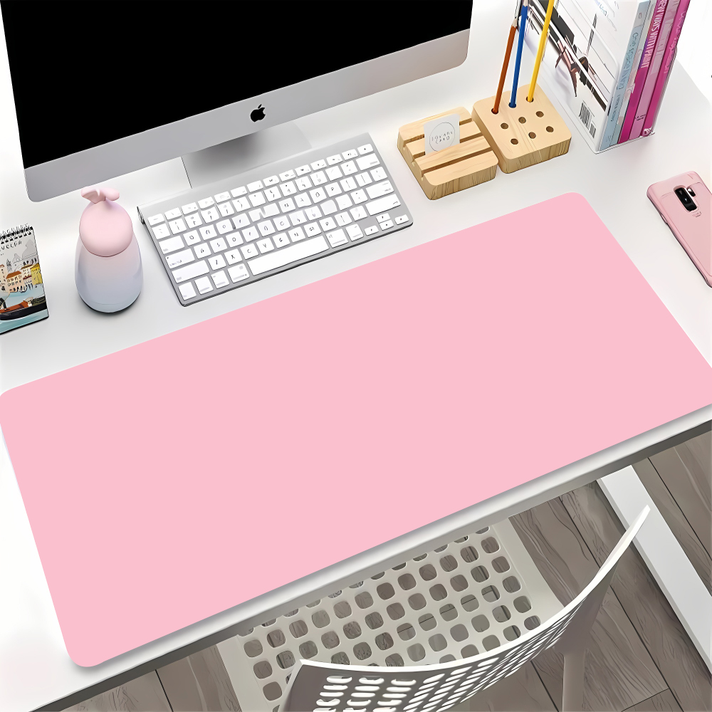 Solid Color Gaming Mouse Pad G - Laptop Accessories Pink reseña y precio