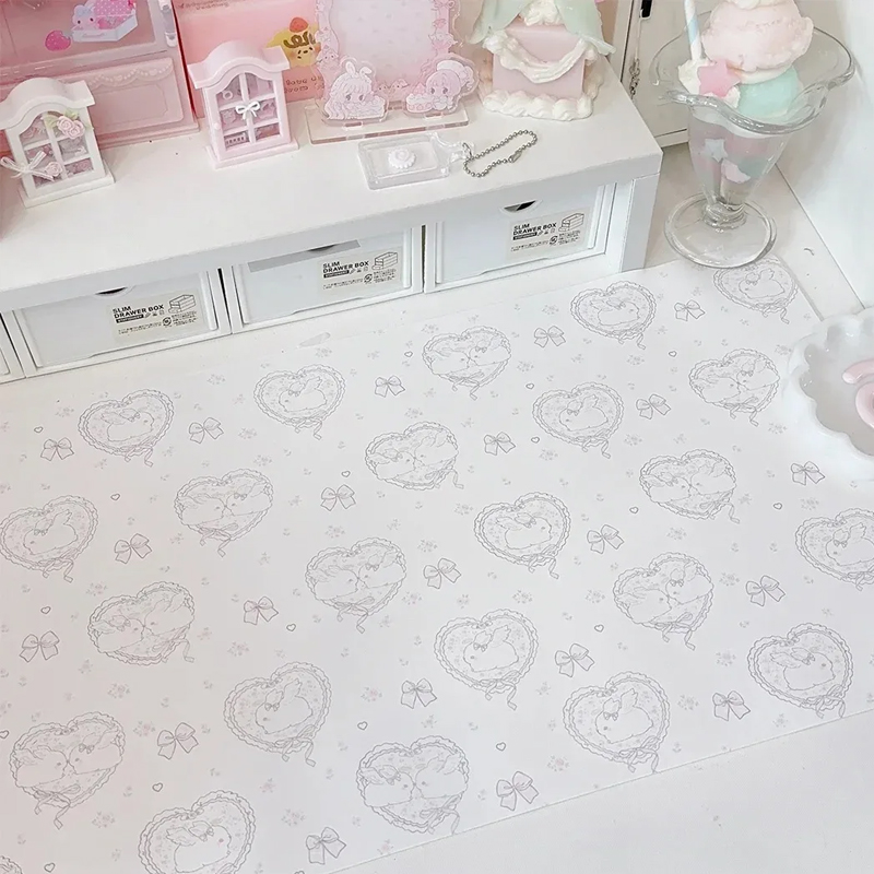 Kawaii Pink Rabbit PU Leather  - Laptop Accessories Pink reseña y precio
