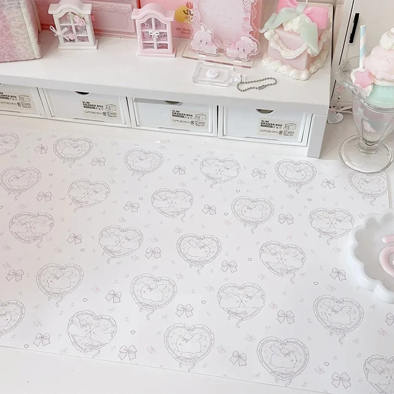 Kawaii Pink Rabbit PU Leather  - Laptop Accessories Pink reseña y precio