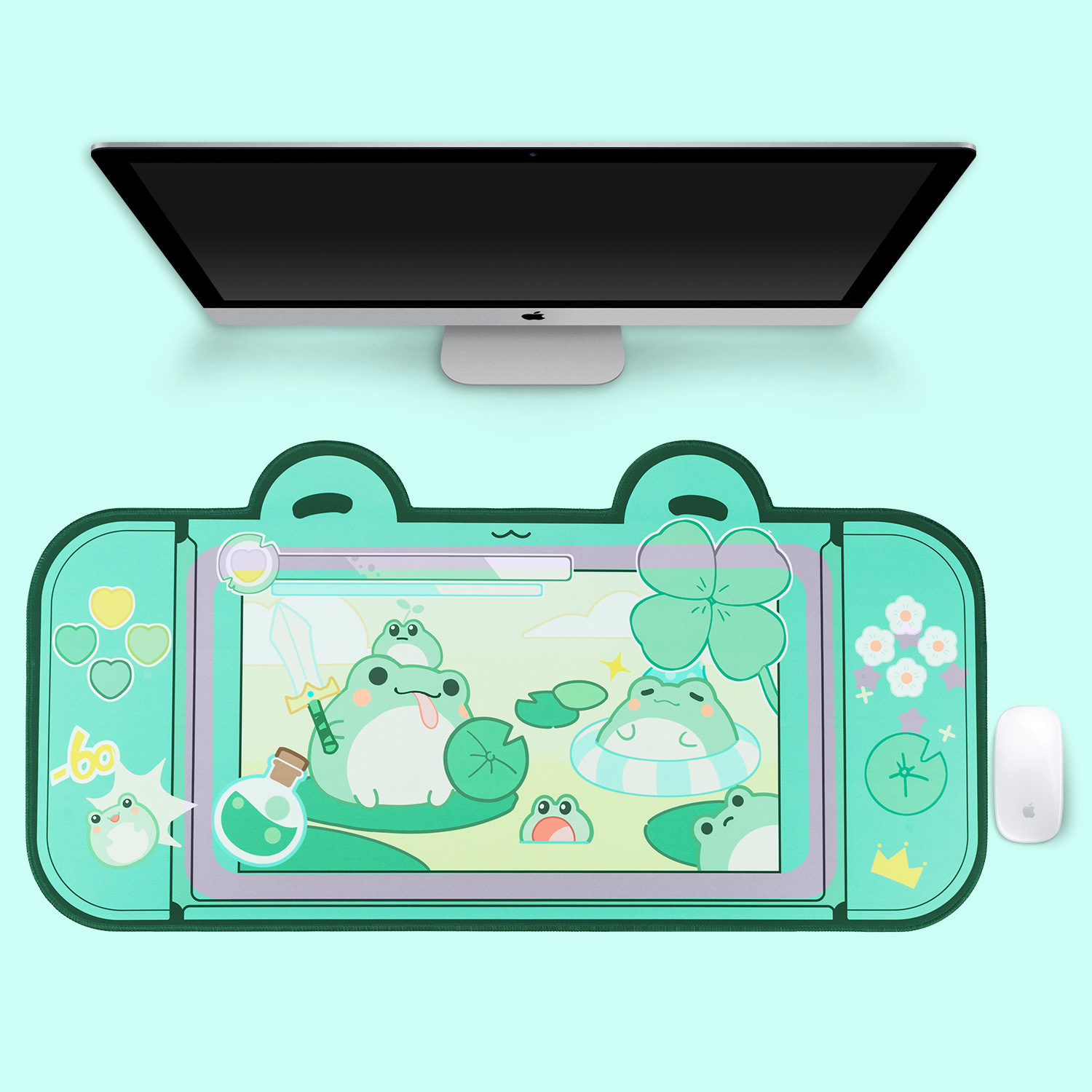 Extra Large Kawaii Gaming Mous - Laptop Accessories Pink reseña y precio