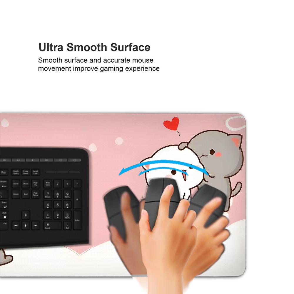 XXL Kawaii Gaming Mouse Pad 90 - Laptop Accessories Pink reseña y precio