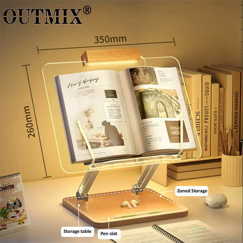Wooden Reading Stand with ligh - Laptop Extra Accessories reseña y precio