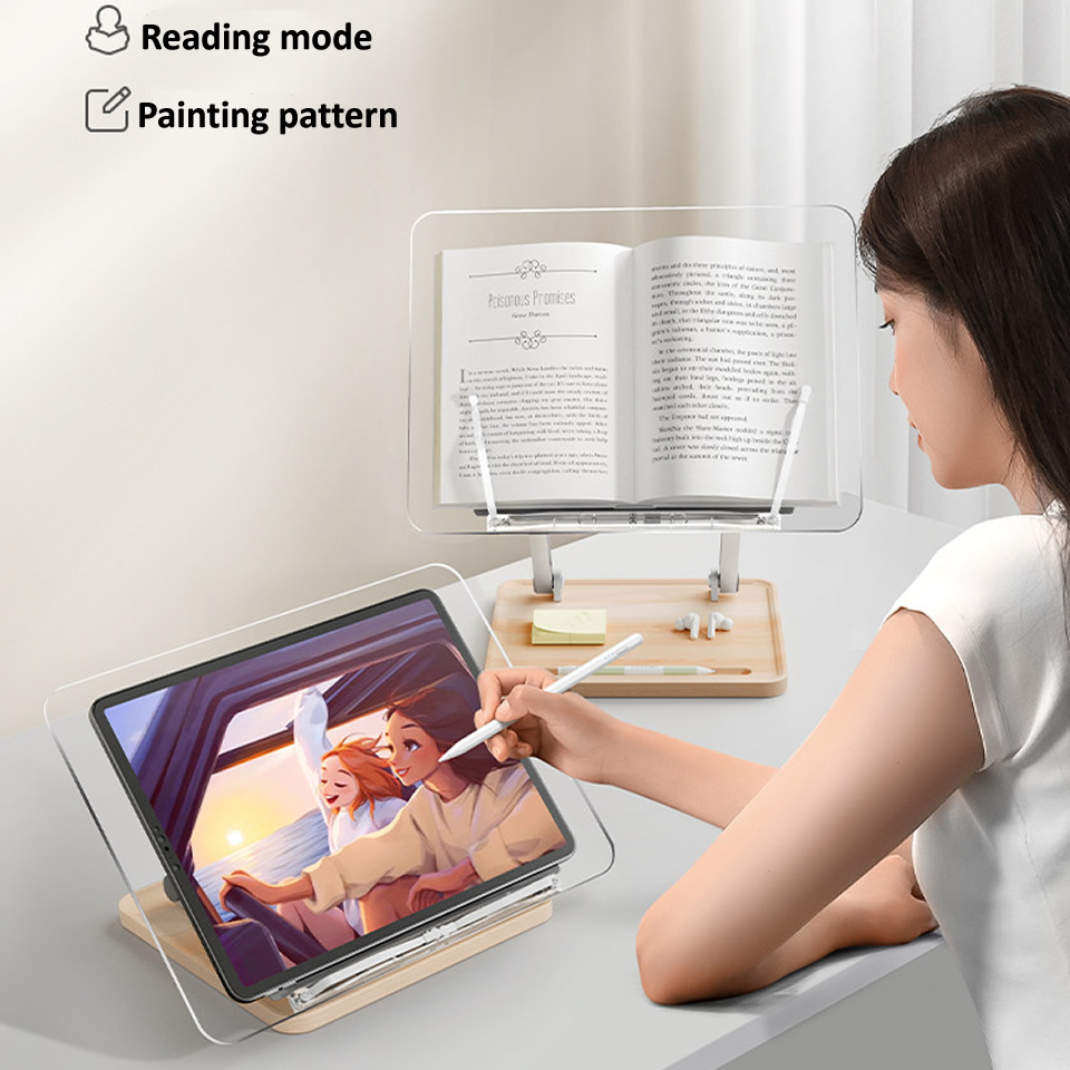 Wooden Reading Stand with ligh - Laptop Extra Accessories reseña y precio