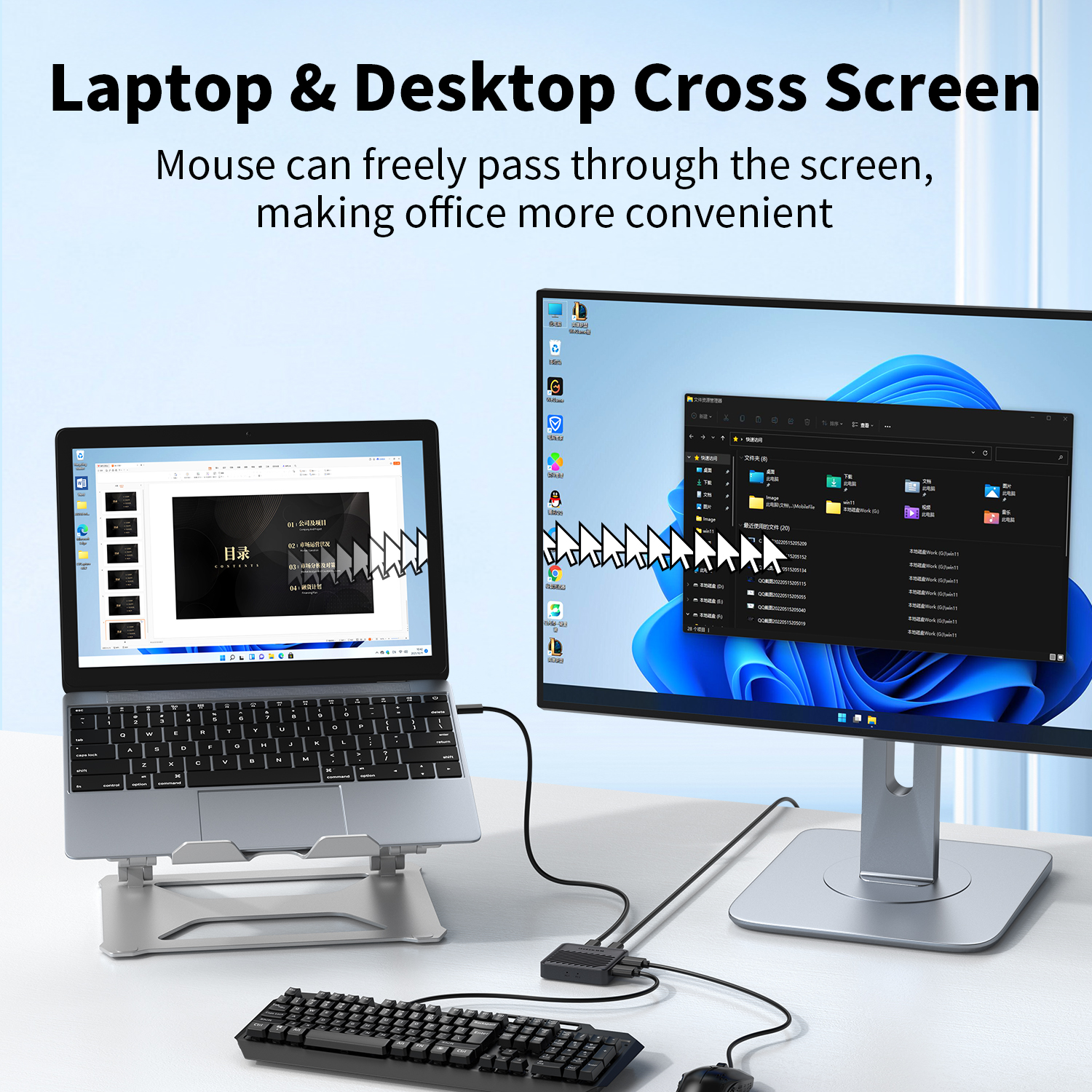 Unnlink USB KVM Switch, Two Co - Laptop Extra Accessories reseña y precio