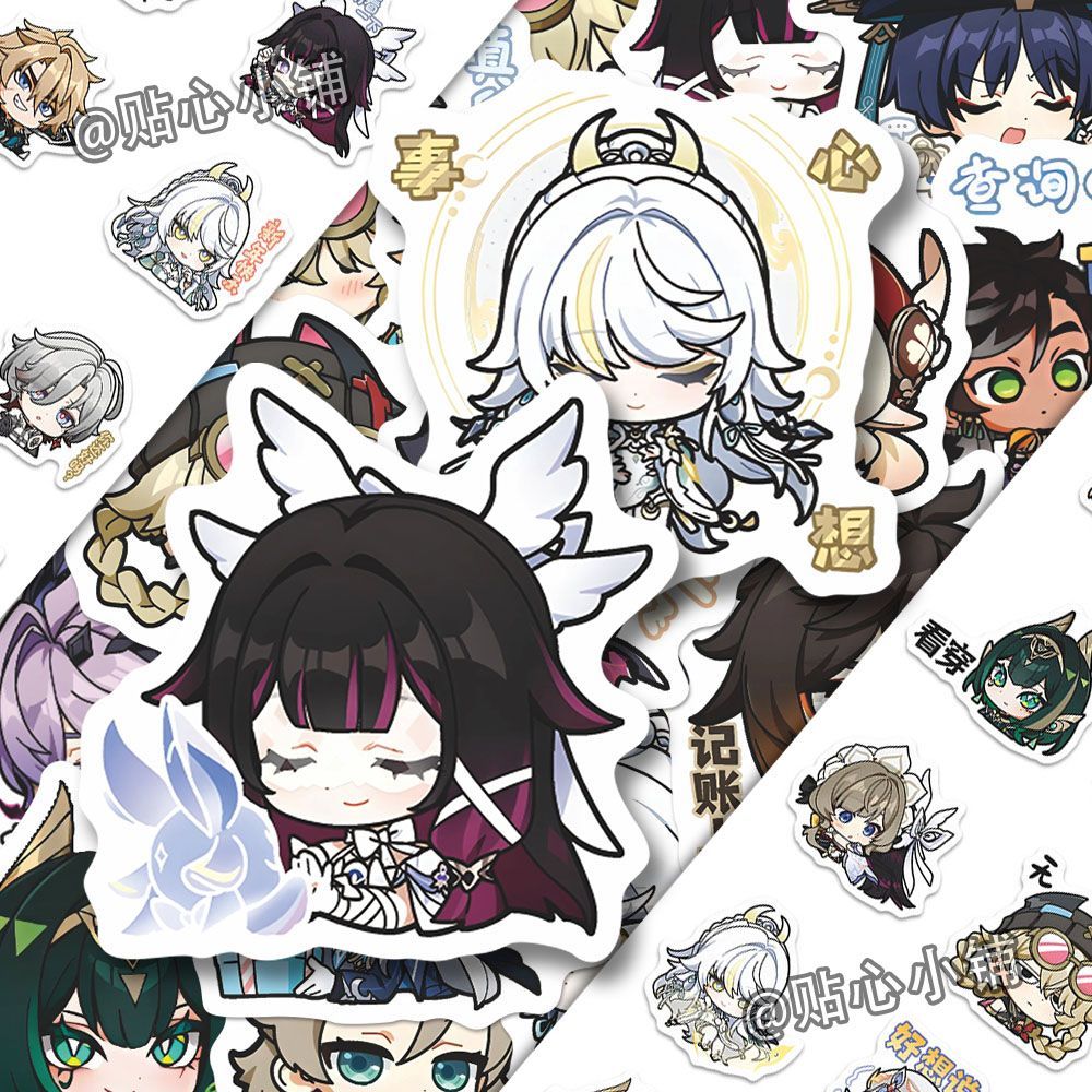 64PCS Genshin Impact Moon Maid - Laptop Accessories And Parts reseña y precio